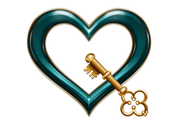 QuiKeys heart and key logo